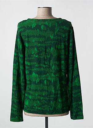 Pull coupe cintrée manches longues vert AGATHE & LOUISE femme