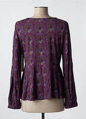 Blouse violet AGATHE & LOUISE pour femme seconde vue