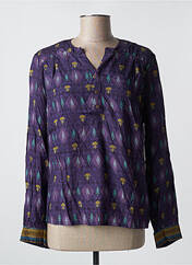 Blouse violet AGATHE & LOUISE pour femme seconde vue