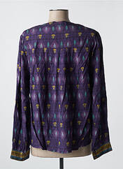 Blouse violet AGATHE & LOUISE pour femme seconde vue