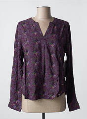 Blouse violet AGATHE & LOUISE pour femme seconde vue