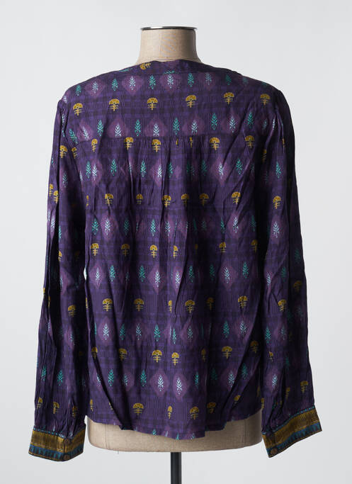 Blouse violet AGATHE & LOUISE pour femme