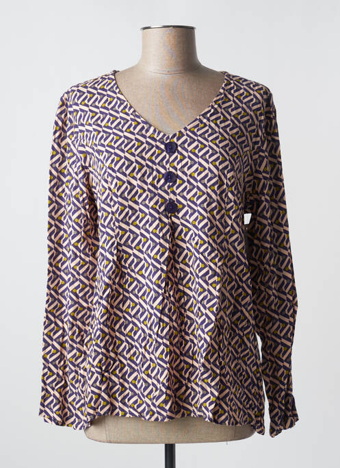 Blouse violet AGATHE & LOUISE pour femme