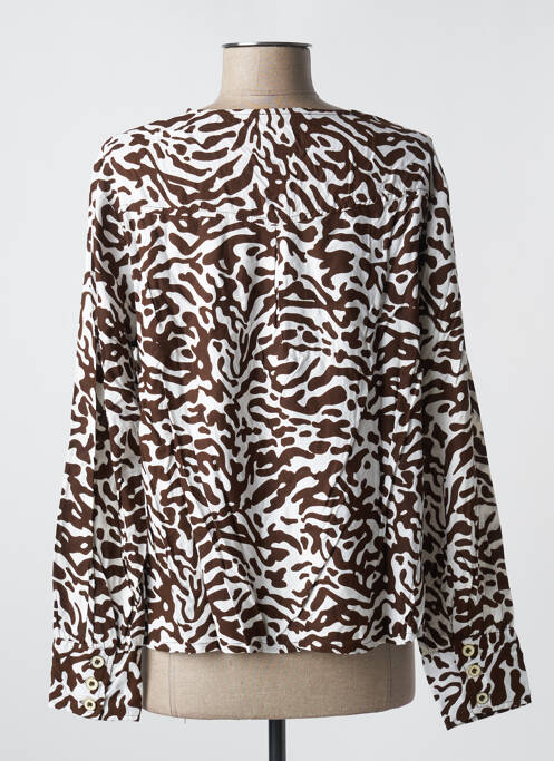 T-shirt marron AGATHE & LOUISE pour femme