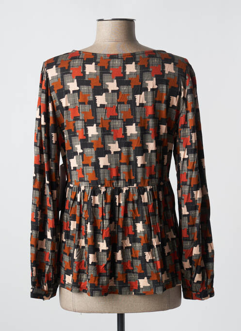 T-shirt marron AGATHE & LOUISE pour femme