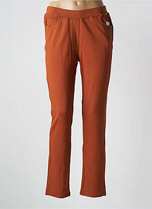 Pantalon slim taille élastique taille normale orange AGATHE & LOUISE femme