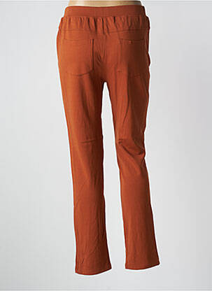 Pantalon slim taille élastique taille normale orange AGATHE & LOUISE femme