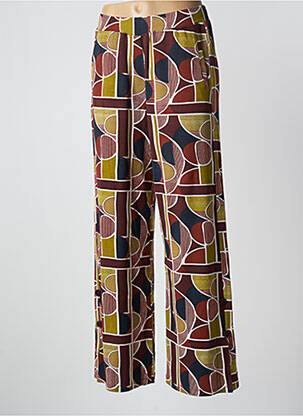 Pantalon large poches taille haute orange AGATHE & LOUISE femme