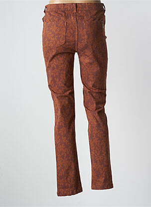 Jeans coupe slim poches taille haute orange AGATHE & LOUISE femme
