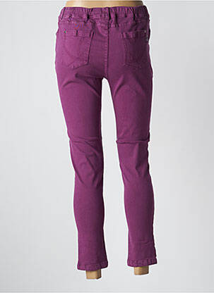 Pantalon 7/8 stretch taille normale violet AGATHE & LOUISE femme