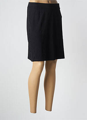 Jupe mi-longue stretch noir AGATHE & LOUISE femme