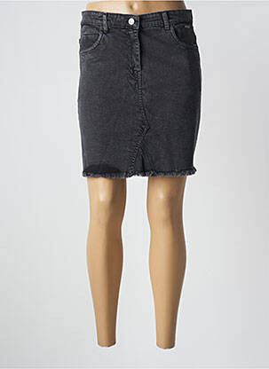 Jupe courte poches gris AGATHE & LOUISE femme