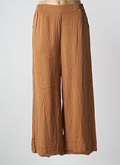 Pantalon large marron AGATHE & LOUISE pour femme seconde vue