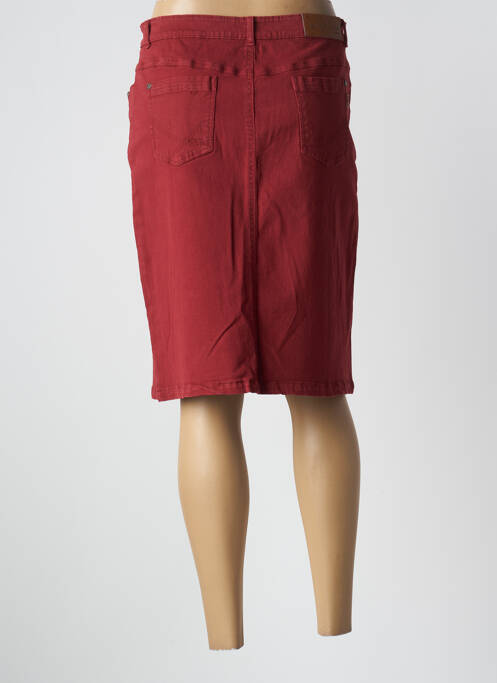 Jupe mi-longue orange AGATHE & LOUISE pour femme