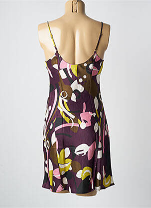 Nuisette/combinette effet matière satinée violet MARJOLAINE femme