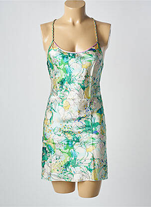 Nuisette/combinette col rond vert MARJOLAINE femme
