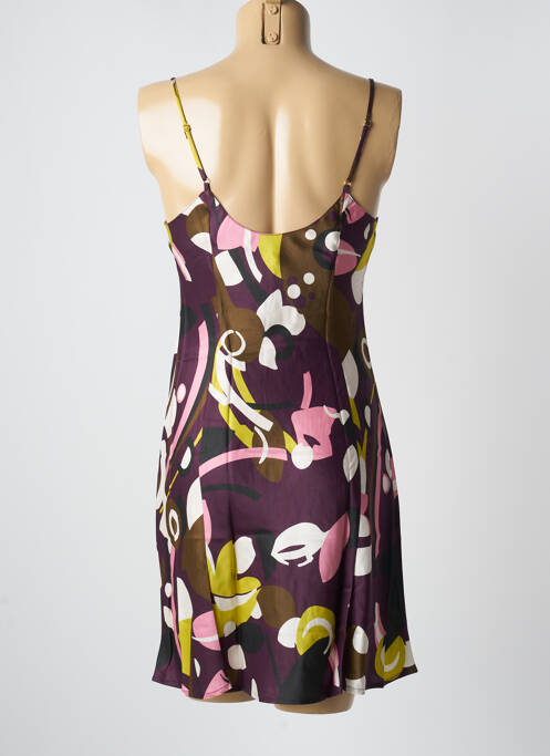 Nuisette/combinette col rond violet MARJOLAINE femme