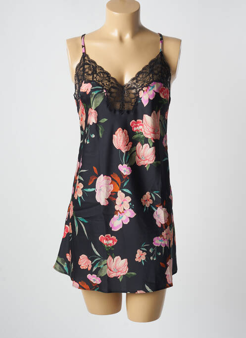 Nuisette/combinette effet matière satinée noir AUBADE femme