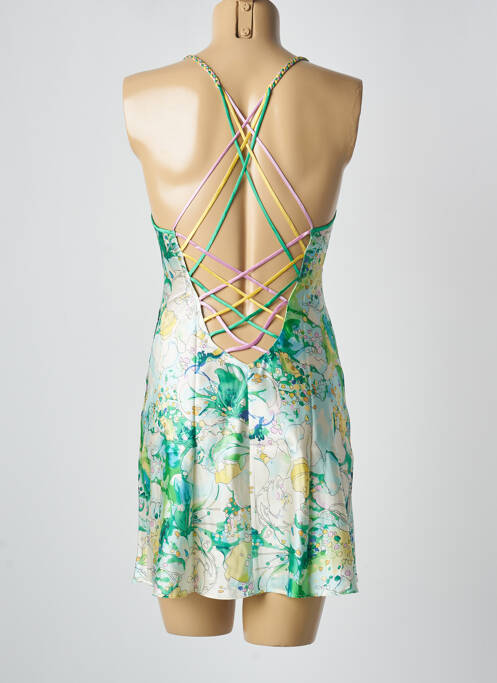Nuisette/combinette col rond vert MARJOLAINE femme