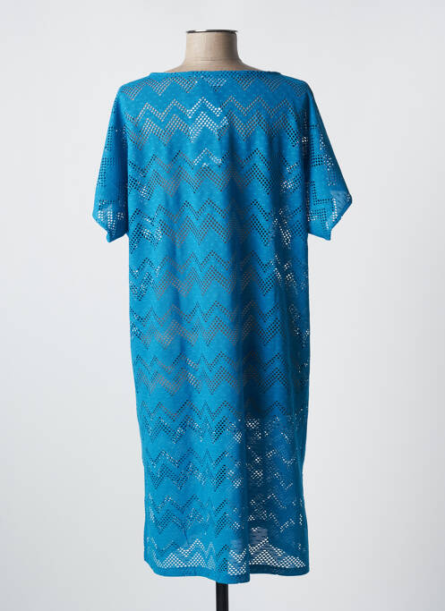 Robe mi-longue bleu LIDEA pour femme