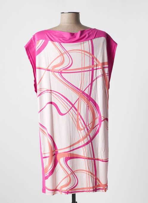 Robe mi-longue rose IMPETUS pour femme