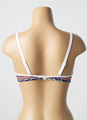 Haut de maillot de bain stretch haut soutien-gorge moulé violet PASSIONATA femme