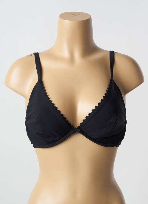 Haut de maillot de bain stretch haut soutien-gorge emboitant noir PASSIONATA femme