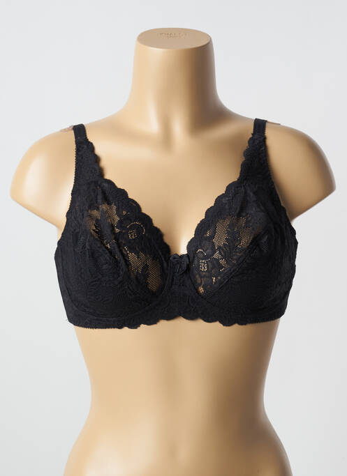 Soutien-gorge noir PIEGE pour femme