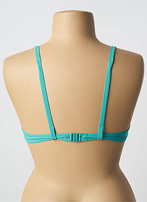 Haut de maillot de bain stretch haut soutien-gorge emboitant bleu PASSIONATA femme
