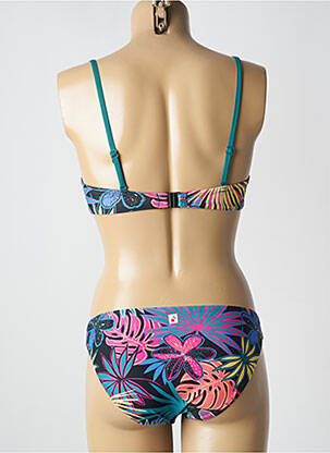 Maillot de bain 2 pièces stretch haut soutien-gorge balconnet vert CHERRY BEACH femme