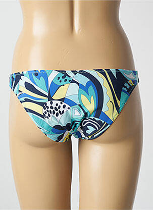 Bas de maillot de bain imprimé fantaisie culotte bleu ANTIGEL femme