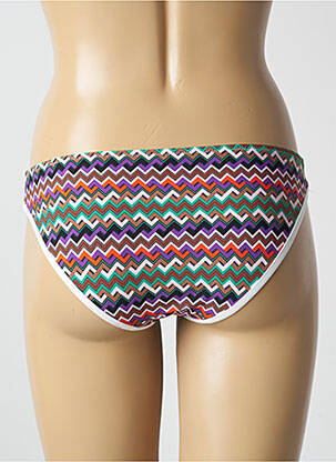 Bas de maillot de bain effet matière satinée culotte violet PASSIONATA femme
