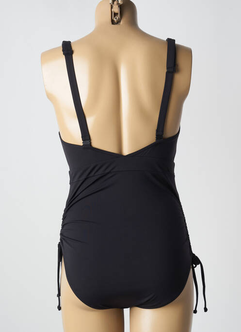 Maillot de bain 1 pièce effet matière satinée haut soutien-gorge moulé noir PRIMA DONNA femme
