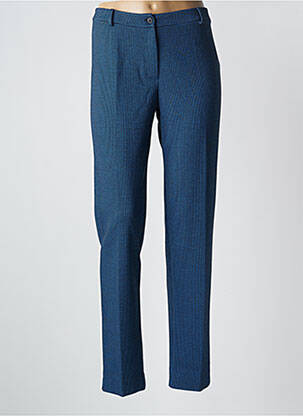 Pantalon slim stretch taille normale bleu MARIA BELLENTANI femme