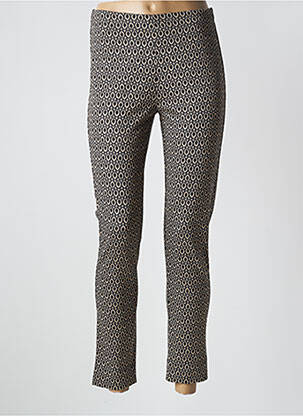 Legging taille haute taille haute gris MARIA BELLENTANI femme