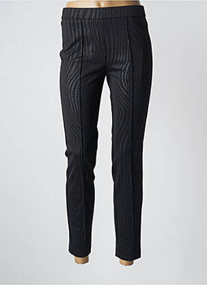 Pantalon 7/8 stretch taille normale noir TONI femme