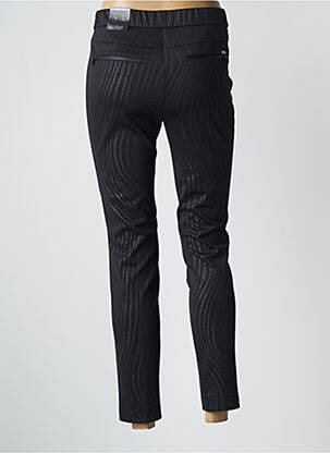 Pantalon 7/8 stretch taille normale noir TONI femme