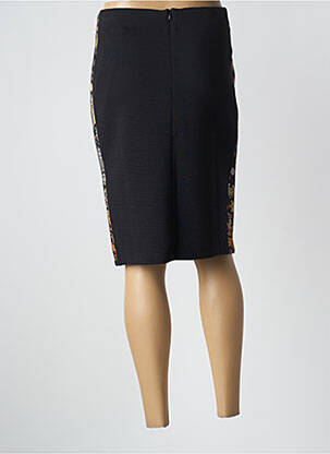 Jupe mi-longue taille haute noir OLIVIER PHILIPS femme