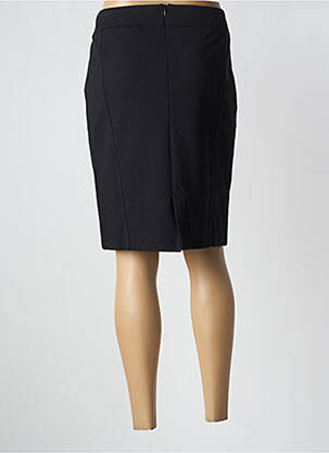 Jupe mi-longue taille à pinces noir OLIVIER PHILIPS femme