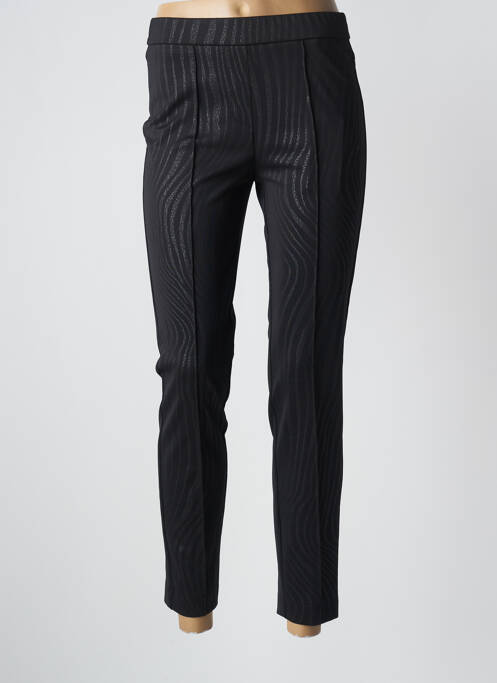 Pantalon 7/8 stretch taille normale noir TONI femme