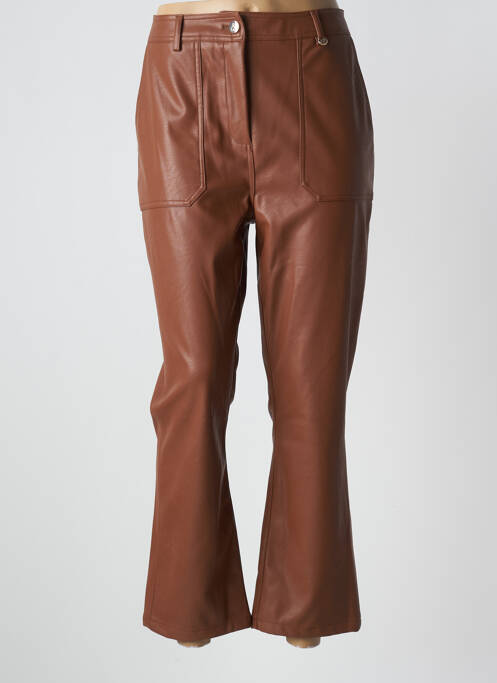 Pantalon droit marron LOLA CASADEMUNT pour femme