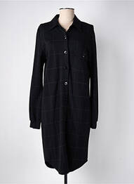 Robe mi-longue manches longues manches longues noir SITA MURT femme
