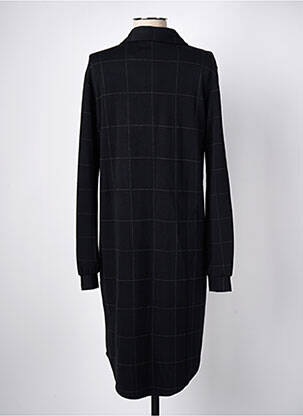 Robe mi-longue manches longues manches longues noir SITA MURT femme