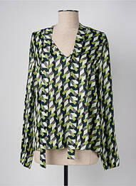 Blouse manches longues manches longues vert MARIA BELLENTANI femme