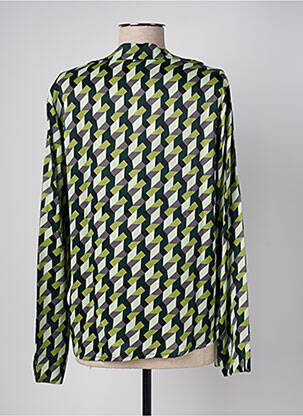 Blouse manches longues manches longues vert MARIA BELLENTANI femme