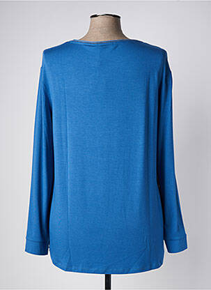 T-shirt manches longues manches longues bleu MARIA BELLENTANI femme