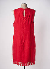 Robe mi-longue rouge DS pour femme seconde vue