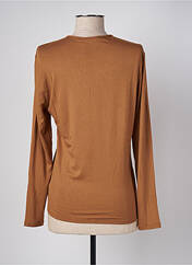 T-shirt marron MARIA BELLENTANI pour femme seconde vue