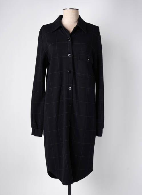 Robe mi-longue manches longues manches longues noir SITA MURT femme
