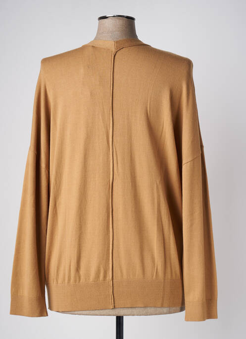 Gilet manches longues beige MARIA BELLENTANI pour femme